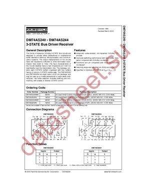 DM74AS240WM datasheet  